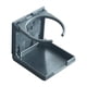 thumbnail image 1 of Soporte plegable ajustable para botellas de bebidas en coche o barco Negro, 1 of 8