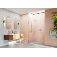 thumbnail image 5 of Glass Warehouse Tbwh-58 Umbra 78" High X 58" Wide Hinged Frameless Shower Door - Black, 5 of 7
