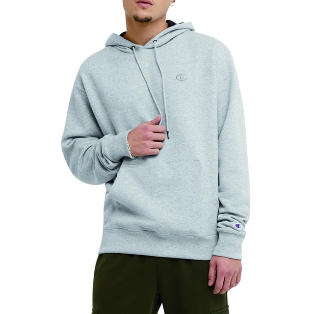 Sudadera con capucha Champion Powerblend Fleece para hombre Oxford Grey XL