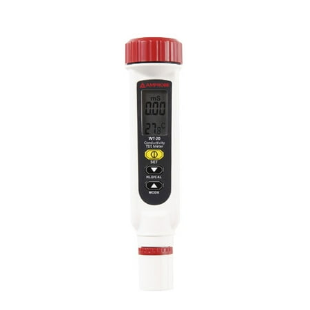 Amprobe WT-20 Conductivity/TDS Pen-Type Water Quality Meter, Adjustable TDS factor from 0.4 to 1.0