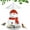 Snowman, variant on IWNTWY Metal Hanging Bird Feeder, Squirrel Proof, Cat Shaped, for Outside Garden Yard