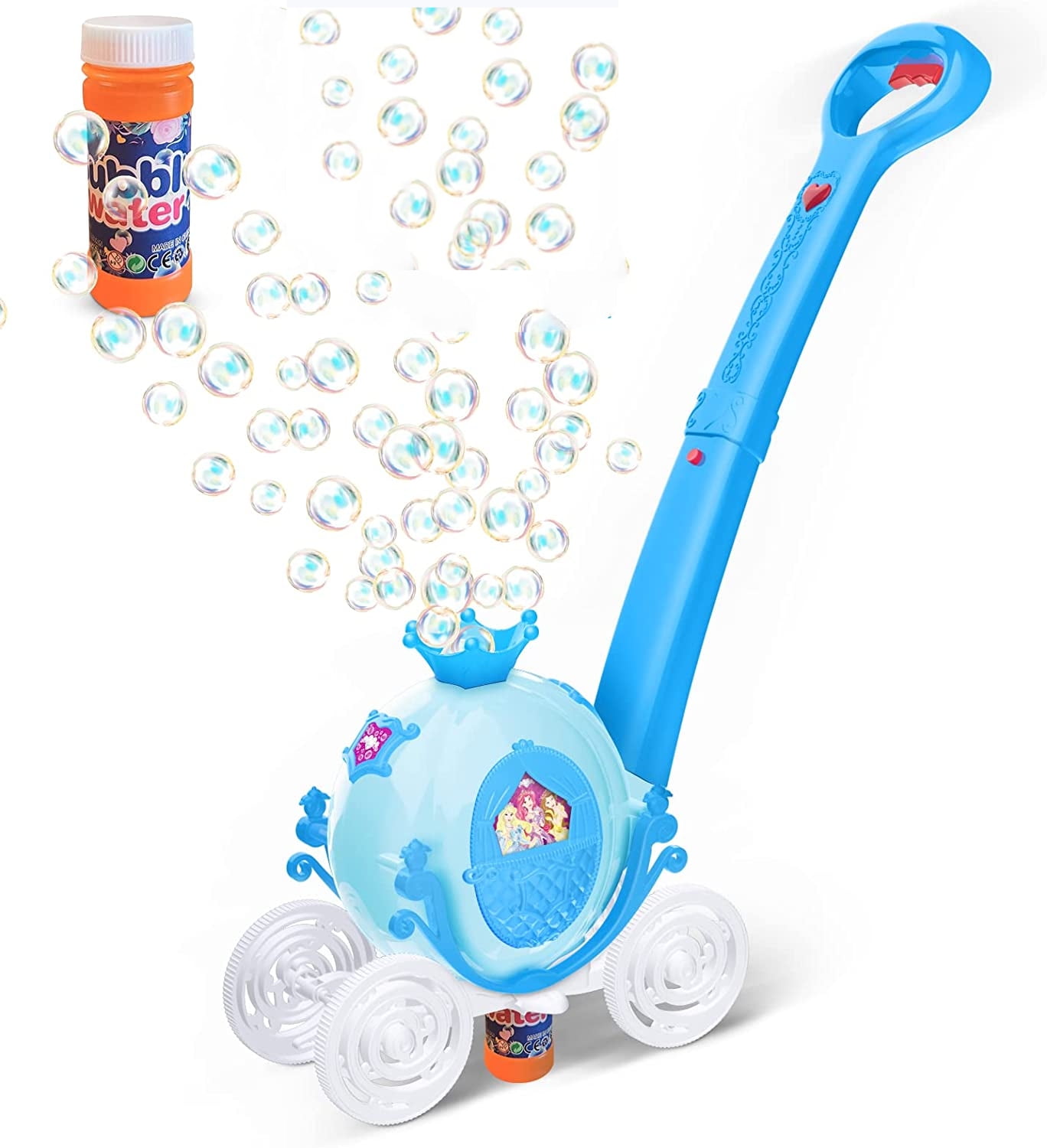 Outdoor Lydaz Bubble Mower for Toddlers Kids Bubble Blower Machine Lawn Games 
