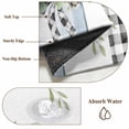 thumbnail image 6 of Large Area Rugs for Living Room Bedroom, Eucalyptus Leaf 5'x8' Rug Washable Carpet Runner Indoor Outdoor, Farmhouse Buffalo Plaid Green Botanical Non Slip Floor Mats Rug for Kitchen, Bathroom, 6 of 8
