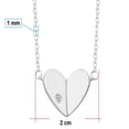thumbnail image 2 of Gargantilla corazón circonia 45cm Horoz Plata 925 WP631, 2 of 4