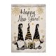 thumbnail image 1 of Bandera de Jardín de Feliz Año Nuevo,Señal de Vacaciones de Bienvenida de Invierno de Doble Lado de 12x18In,Patio Decoración Al Aire Libre Patio Patio Banner,Material de Poliéster Girado Resistente Al, 1 of 7