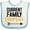 White and Blue, variant on Inktastic Current Family Favorite Boys or Girls Baby Bib