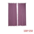 thumbnail image 3 of Ounissouiy Cortinas opacas de color sólido para cocina, persianas para habitación de niños, cortinas para el hogar y el Hotel Decoración del hogar púrpura 100*250 cm, 3 of 6