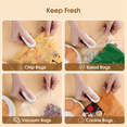 thumbnail image 2 of Mini Bag Sealer, Rechargeable Handheld Plastic Bag Resealer, Vacuum Bag Sealing Machine Portable,White & Gray, 2 of 8