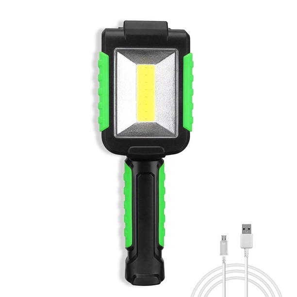 Eigraketly Luz de trabajo, lámpara de inspección de PC de alta potencia, luces brillantes recargables, linterna de reparación, USB, 3 modos, lámpara de Ropa Deportiva, Zapatos Verde Eigraketly OD020125-01B