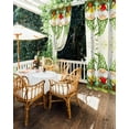 thumbnail image 5 of nqOlkjepod Outdoor Curtains for Patio Waterproof, Cute Green Gnomes Outdoor Privacy Panels Grommet, Flowers Forest Heart Vintage Blackout Outside Curtains for Porch/Cabana/Pergola 54"x84", 1 Panel, 5 of 8