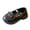 Black, variant on Xfvqtps Girls Mary Jane Shoes Soft Sole Leather Slip on Buckle Hook and Loop Strap Casual Princess Bow Spring Summer School Shoes