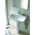 thumbnail image 2 of Duravit 231960-3Hole Durastyle 24" Vanity Top - White / Glazed Underside, 2 of 2
