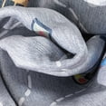 thumbnail image 3 of Well Woven Kids Rugs Traffic Modern Grey Printed Distressed Machine Washable 3'3" x 5' Area Rug, 3 of 7
