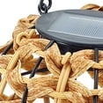 thumbnail image 3 of Solar Rattan Light,Woven Outdoor Solar Lantern with Handle,Waterproof LED Pendant Lamp,Lawn Terrace,Courtyard,Porch, 3 of 5