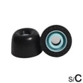 thumbnail image 6 of Replacement Memory Foam Ear Tips for WF-1000XM5, Gray & Black, Ergonomic Design, Allergy-Friendly Nano Coating, S/M/L Sizes, UK, 6 of 6