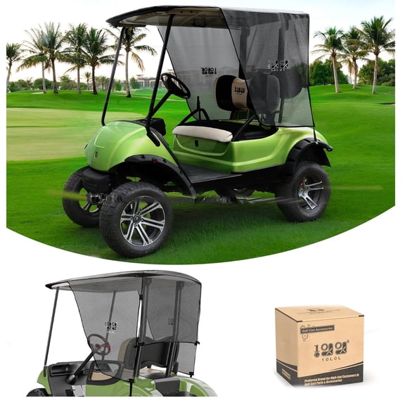 10L0L Golf Cart Sun Shade Cover for 2 Passenger Yamaha G29 Drive 2, Summer Golf Cart Cover