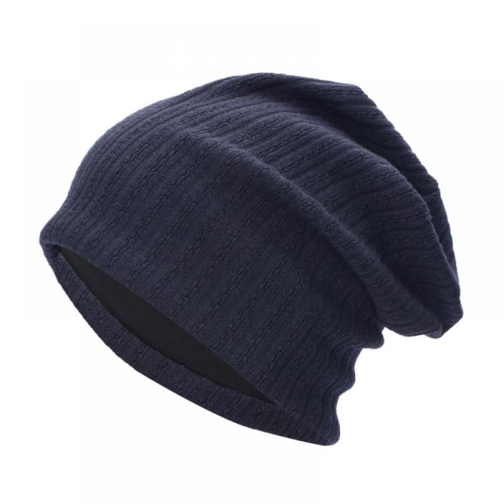 Unisex Slouchy Beanie Cap Stretchy Warm Soft Breathable Baggy Oversized Knit Hat