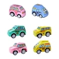 thumbnail image 4 of Juego de 6 minicoches de tracción trasera, juguetes creativos realistas y bonitos para jugar Coches urbanos, 4 of 9