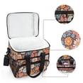 thumbnail image 6 of FORMRS Insulated Cooler Bag 24 Cans Capacity Soft Leakproof Lunch Box with Side Pockets, Colorful Flowers, 6 of 7