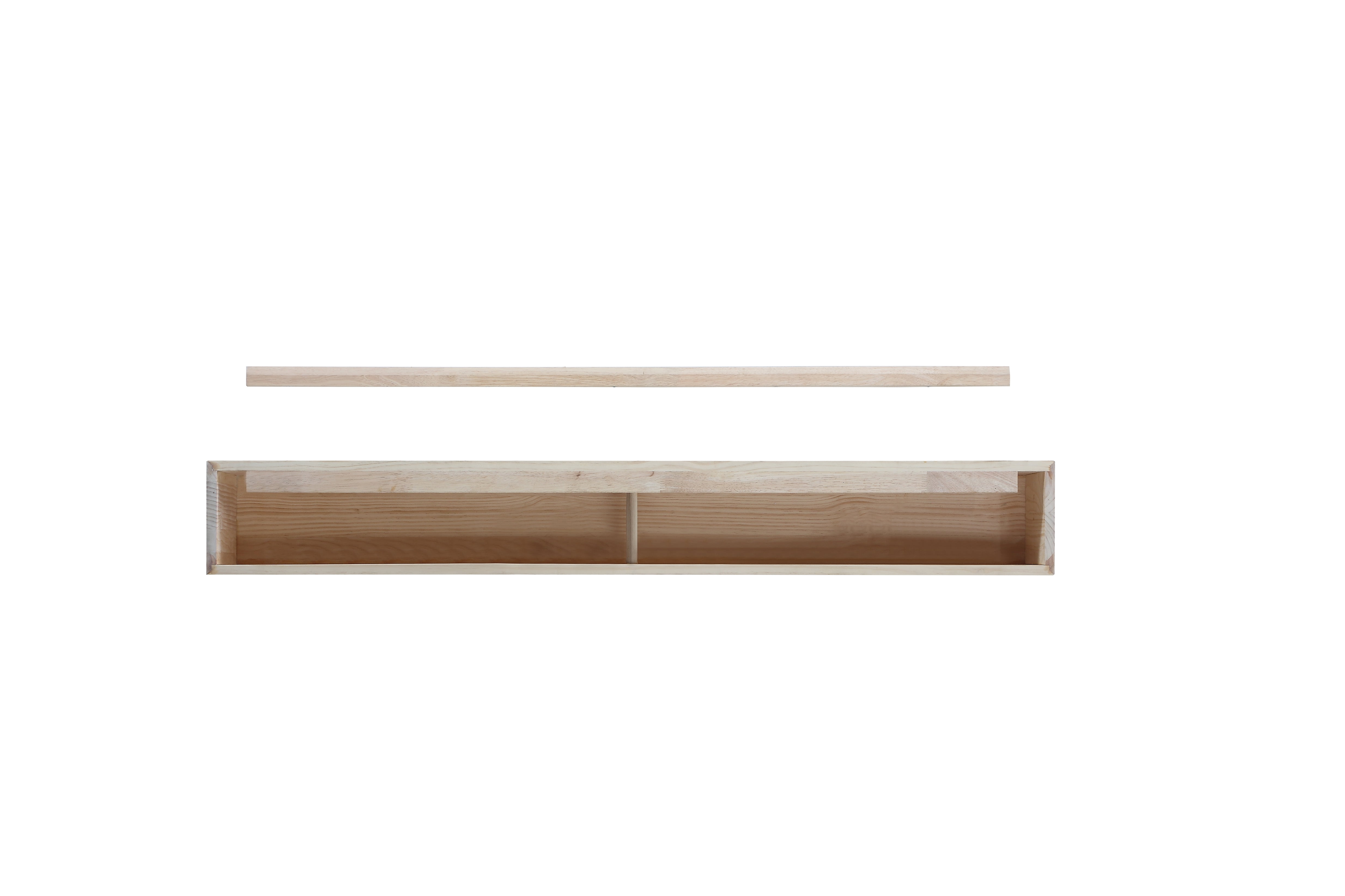 The Lexington 72" Pine Wood Mantel Shelf Unfinished Paint & Stain Grade