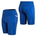 thumbnail image 4 of Shorts de Yoga TFixol Azul XX-Large, 4 of 8