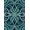 Navy Blue Turquoise, Pattern 3, variant on ODIKA 2'x3' Washable Doormat Octopus Animals Nautical Tentacle Vintage Creature Motif Navy Flowing Dynamic for Entryway, Kitchen, Laundry Room, Non-Slip, Low Pile