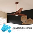 thumbnail image 2 of LABSERRON 4Pcs Sky-Blue Fabric Ceiling Fan Covers for Dust Protection Indoor Use, 2 of 6