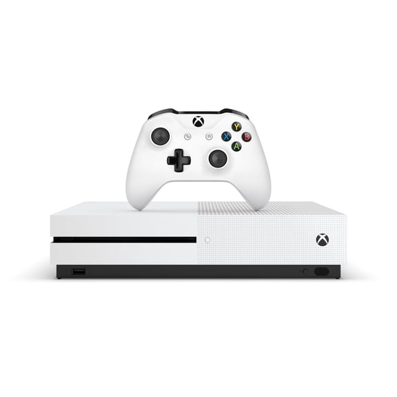 Restored Microsoft Xbox One S 500GB Gaming Console White with HDMI Cable (Refurbished)