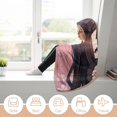 thumbnail image 6 of Kamado Nezuko Wearable Blanket Cloak Arctic Velvet Hooded Blanket Soft Fuzzy Hoodie Blanket Cape for Adults Kids 60"x80", 6 of 8
