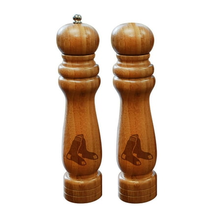 MLB Red Sox Team Engraved Salt and Pepper Mills