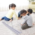 thumbnail image 1 of Accesorios de tren, kit de bloques de construcción de plástico duradero, de estación que vuela sobre las vías del tren para cumpleaños, niñ Pistas de 4 secciones, 1 of 8