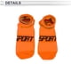 thumbnail image 5 of Calcetines de ciclismo anti-fricción m calcetines de bicicleta al aire libre naranja, gris unisex 1 par a juego reflectante, 5 of 6