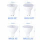 thumbnail image 4 of Foco LED GU10 MR16 de 12 V, 110 V, 220 V, luz natural, blanco natural, 4000 K, blanco frío, 6500 K, blanco cálido, 3000 K, lámpara COB regulable, 4 of 5