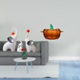thumbnail image 2 of Esculturas de elefantes,Estatuas de elefantes,decoración del hogar,artesanías de cerámica,Figuras de elefantes familiares Adornos de escritorio,Plato de dulces,Plato de dulces de vidrio con, 2 of 8