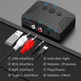 thumbnail image 3 of Wireless Bluetooth 5.3 Audio Receiver Car NFC Stereo AUX 3.5mm Jack RCA Optical Bluetooth Audio Adapter U Disk Music Player Without RCA Cable, 3 of 6