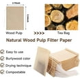 thumbnail image 2 of Yahome 100PCS Tea Filter Bags Disposable Tea Bags with Drawstring Tea Bags Empty Wood Pulp Filter Paper Tea Infuser Bag for Loose Leaf Tea, with Natural Unbleached Paper (2.7 x 3.5 in), 2 of 7