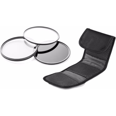 Open Box Digital Nc High Grade Multi-Coated Multi-Threaded 3 Piece Lens Filter Kit (49mm)