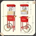 thumbnail image 3 of Superior Popcorn 82-P056 8 oz Movie Night Popcorn Popper Machine with Cart - Red, 3 of 8