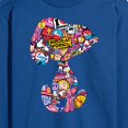 thumbnail image 3 of Peanuts - Snoopy Silhouette Pattern - Men's Long Sleeve T-Shirt, 3 of 6