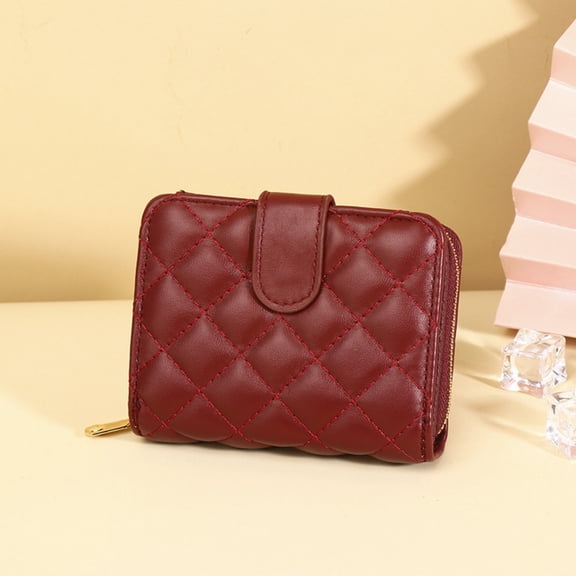 Fashion Ladies,light Luxury, Fresh and Fragrant Women's Wallet, Soft Pu Wallet,wrist Bag,women's Multi Card Bag/4.5 * 3.7in