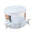 thumbnail image 3 of Contenedor de bebidas de hervidor de frío 360  degree Dispensador de bebidas rotatables con dispensador de bebidas de espiga 5.2L para acampar de cocina en, 3 of 8