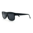 thumbnail image 6 of Mens Kush Narrow Rectangle Horn Rim All Black Street Gangster Sunglasses Matte Black, 6 of 7