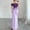 Purple, variant on Women's One-Shoulder Gradient Maxi Dress – Fitted Hip with Back Crisscross Cut-Out Vibrant Party Evening Gown Gray,S