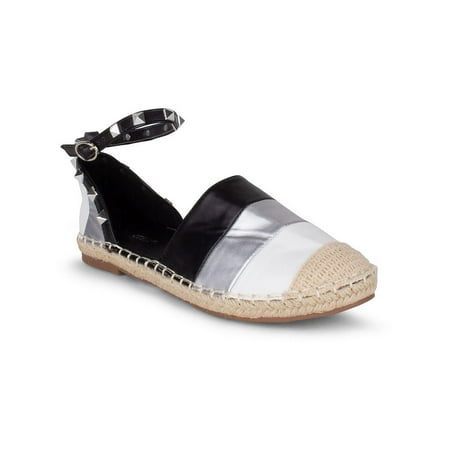 

Wanted Womens Sanibel Faux Leather Padded Insole Espadrilles