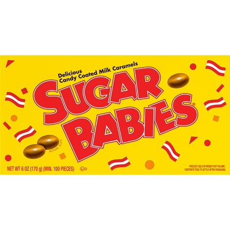 Charms Sugar Babies, Candy Coated Milk Caramels, 6 oz. Peanut Free, Gluten Free. Contains Milk and Soy. Egg May Be Present.