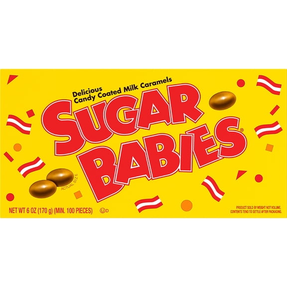 Charms Sugar Babies, Candy Coated Milk Caramels, 6 oz. Peanut Free, Gluten Free. Contains Milk and Soy. Egg May Be Present.