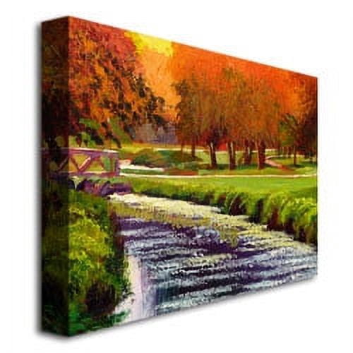 Trademark Art "Twilight Golf II" Canvas Wall Art by David Lloyd Glover