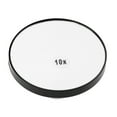 thumbnail image 1 of 10X Magnifying Makeup Mirror with Suction Cups Bathroom Shower Shaving Cosmetics Black, 1 of 8