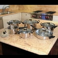 thumbnail image 3 of Deluxe 12 Pc. Stainless Steel Cookware Set, 3 of 5