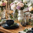 thumbnail image 5 of Stone Lain Mirella 16-Piece Dinnerware Set Stoneware, Borosilicate Glass, Service for 4, Blue, 5 of 6